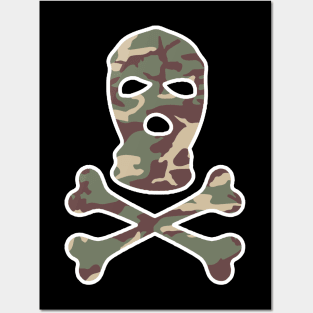 SKIMASK camo Posters and Art
